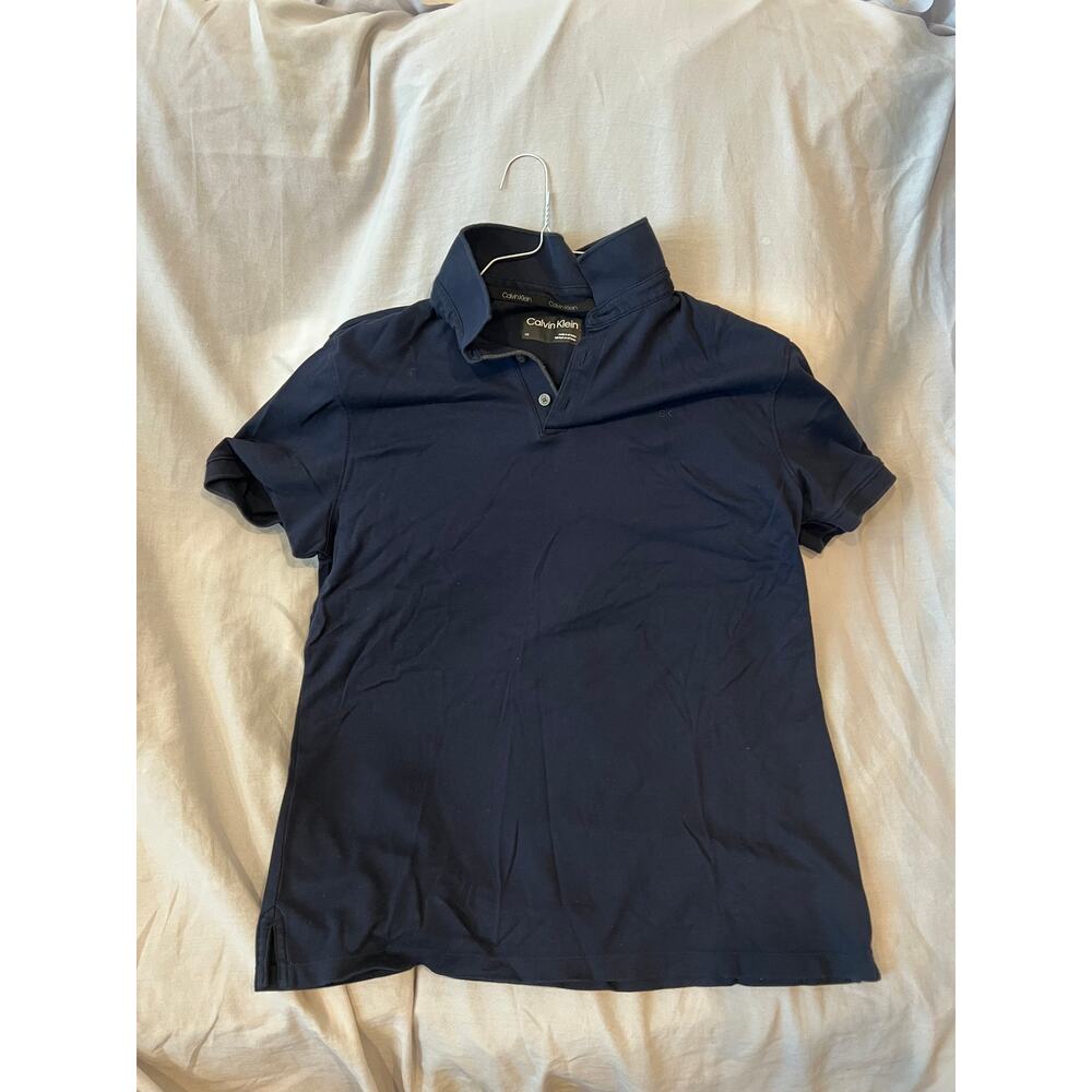 Calvin Klein Blue Golf Shirt